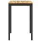 Preview: Gartenbar-Tisch Weiß und Schwarz 70 x 68,5 x 105 cm