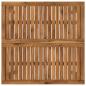 Preview: Gartenbar-Tisch NAARDEN Natur und Kaffee 80 x 80,5 x 105 cm