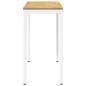 Preview: Gartenbar-Tisch Weiß 108,5 x 55 x 105 cm Massivholz Akazie