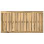 Preview: Gartenbar-Tisch Weiß 108,5 x 55 x 105 cm Massivholz Akazie