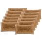 Preview: Kissen 12 stk. HEERLEN Taupe 40 x 80 cm PV Fleece