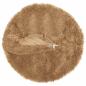 Preview: Wurfkissen 6 stk. HEERLEN Taupe Durchmesser 30 cm PV Fleece