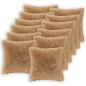 Preview: Kissen mit Kissen HEERLEN 2 Stk. Taupe PV Fleece