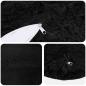 Preview: Kissen mit Kissen HEERLEN 6 Stk. Schwarz PV Fleece