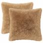 Preview: Kissen mit Kissen HEERLEN 6 Stk. Taupe PV Fleece