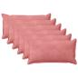 Preview: Kissen 6 stk. HOUTEN Rosa 40 x 70 cm Samt