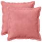 Preview: Wurfkissen 2 stk. HOUTEN Rosa 50 x 50 cm Samt