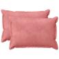 Preview: Kissen 2 stk. HOUTEN Rosa 40 x 60 cm Samt