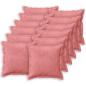 Preview: Kissen mit Kissen HOUTEN 12 Stk. Rosa Samt