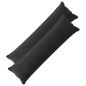Preview: Kissen mit Kissen HOUTEN 2 Stk. Schwarz Samt