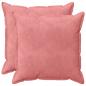 Preview: Kissen mit Kissen HOUTEN 2 Stk. Rosa Samt
