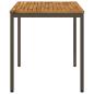 Preview: Gartentisch Natur und Kaffee 70 x 68,5 x 75 cm