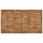 Preview: Gartentisch Natur und Kaffee 141 x 80,5 x 75 cm