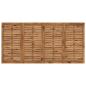 Preview: Gartentisch Natur und Kaffee 147 x 88,5 x 75 cm