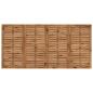 Preview: Gartentisch Natur und Kaffee 180 x 88,5 x 75 cm