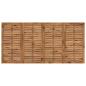 Preview: Gartentisch NAARDEN Natur und Weiß 180 x 88,5 x 75 cm
