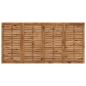 Preview: Gartentisch NAARDEN Natur und Weiß 147 x 88,5 x 75 cm