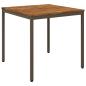 Preview: Gartentisch Natur und Kaffee 80 x 80,5 x 75 cm