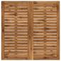 Preview: Gartentisch Natur und Kaffee 80 x 80,5 x 75 cm