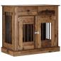 Preview: Hundekäfigmöbel Altholz 90 x 47,5 x 80 cm Holzwerkstoff