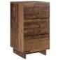 Preview: Nachttisch Altholz 33,5 x 34,5 x 60 cm Holzwerkstoff