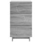 Preview: Nachttisch 2 stk. Sonoma-Grau 33,5 x 34,5 x 60 cm Holzwerkstoff