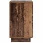 Preview: Nachttisch 2 stk. Altholz 33,5 x 34,5 x 60 cm Holzwerkstoff