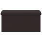 Preview: Klappbare Aufbewahrungsbank Braun 180 kg 80 L 77 x 38 x 38 cm