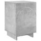 Preview: Nachttisch Betongrau 33,5 x 34,5 x 50 cm Holzwerkstoff