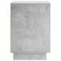 Preview: Nachttisch Betongrau 33,5 x 34,5 x 50 cm Holzwerkstoff