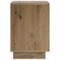 Preview: Nachttisch 2 stk. Artisan-Eiche 33,5 x 34,5 x 50 cm