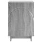 Preview: Nachttisch 2 stk. Sonoma-Grau 33,5 x 34,5 x 50 cm Holzwerkstoff