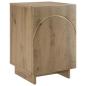 Preview: Nachttisch Artisan-Eiche 33,5 x 34,5 x 50 cm Holzwerkstoff