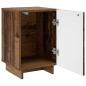 Preview: Nachttisch 2 stk. Altholz 33,5 x 34,5 x 50 cm Holzwerkstoff