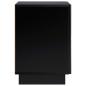 Preview: Nachttisch 2 stk. Schwarz 33,5 x 34,5 x 50 cm Holzwerkstoff