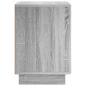 Preview: Nachttisch Sonoma-Grau 33,5 x 34,5 x 50 cm Holzwerkstoff