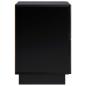 Preview: Nachttisch 2 stk. Schwarz 33,5 x 34,5 x 50 cm Holzwerkstoff