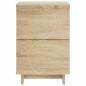 Preview: Nachttisch Sonoma-Eiche 33,5 x 34,5 x 50 cm Holzwerkstoff