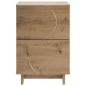 Preview: Nachttisch 2 stk. Artisan-Eiche 33,5 x 34,5 x 50 cm