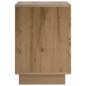 Preview: Nachttisch 2 stk. Artisan-Eiche 33,5 x 34,5 x 50 cm