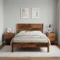 Preview: ARDEBO.de - Nachttisch 2 stk. Altholz 33,5 x 34,5 x 50 cm Holzwerkstoff