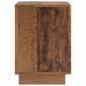 Preview: Nachttisch 2 stk. Altholz 33,5 x 34,5 x 50 cm Holzwerkstoff