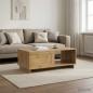 Preview: ARDEBO.de - Couchtisch Artisan-Eiche 95 x 50,5 x 35 cm Holzwerkstoff