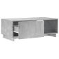Preview: Couchtisch Betongrau 95 x 50,5 x 35 cm Holzwerkstoff