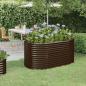 Preview: ARDEBO.de - Hochbeet Verzinkter Stahl 152x80x68 cm Braun
