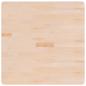 Preview: Tischplatte Quadratisch 80x80x4 cm Eichenholz Unbehandelt