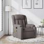 Preview: ARDEBO.de - Massagesessel Taupe Stoff