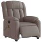 Preview: Massagesessel Elektrisch Taupe Stoff