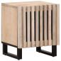 Preview: Nachttische 2 Stk. 40x34x46 cm Gebleichtes Massivholz Mango
