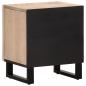 Preview: Nachttische 2 Stk. 40x34x46 cm Gebleichtes Massivholz Mango